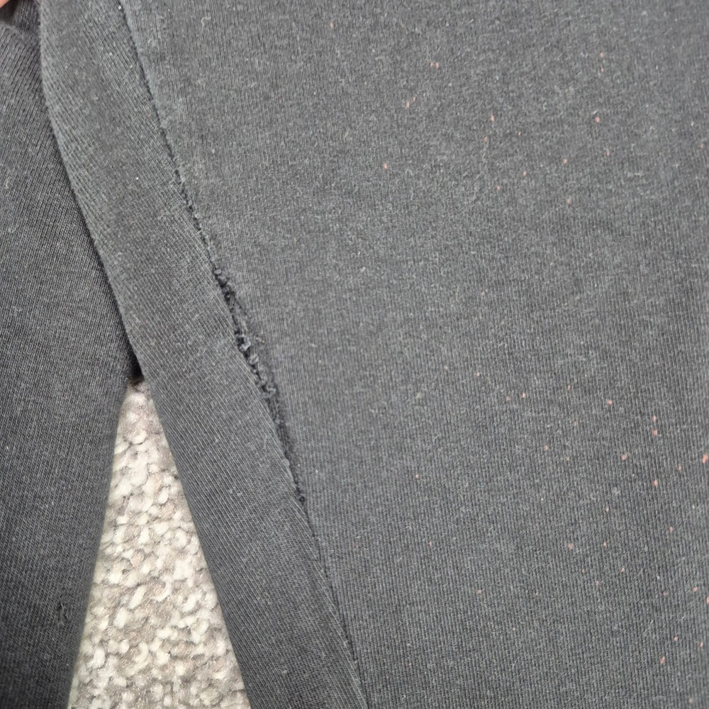 Victoria's Secret PINK Yoga Pants Womens Medium Black Foldover Rhinestone Flare - Picture 10 of 13